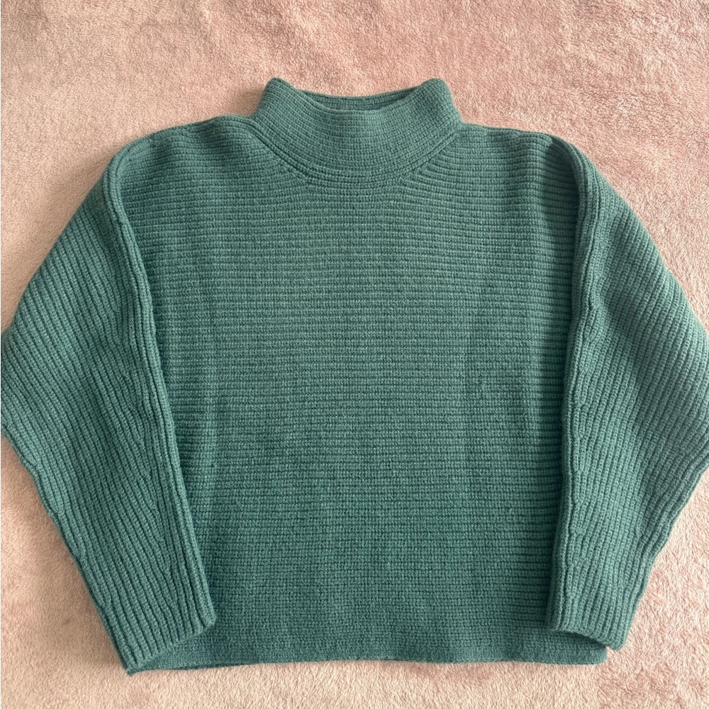 Ann Taylor Teal Turtleneck Sweater